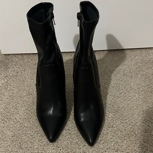Steve Madden Black Heeled Boots